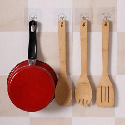 SET 5 Móc Dán Tường Trong Suốt Siêu Dính, Móc Treo Đồ Dùng Cá Nhân Nhỏ Gọn Tiện Lợi, Móc Treo Chìa Khóa, Trong Gia Đình. TakyHome 2213set5