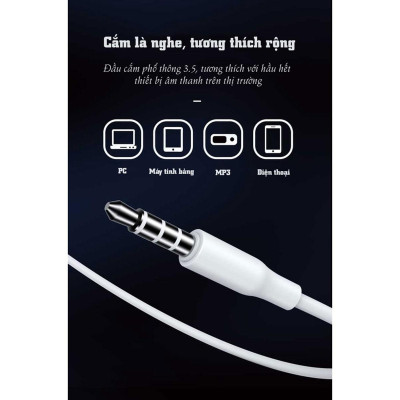 Tai Nghe Earphone Apods - Pisen XY-EP02