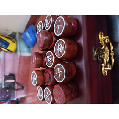 Quân cờ tướng gỗ hương 