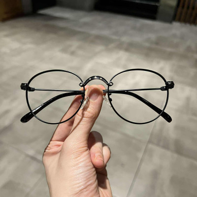 Kính gọng Mắt tròn cổ điển họa tiết cao cấp