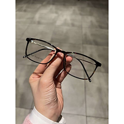 Gọng Kính, Kính Mắt vuông unisex cho nam nữ chất liệu kim loại