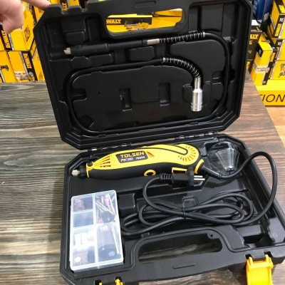 BỘ 108 CHI TIẾT MÁY MÀI MINI 135W TOLSEN 79555 - HÀNG CHÍNH HÃNG