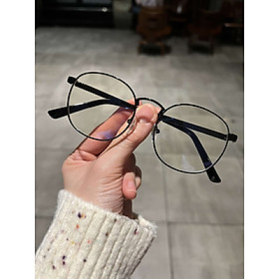 Kính vintage kim loại viền gọng dày cho nam nữ