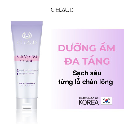 Sữa rửa mặt làm sạch sâu và cân bằng độ pH cho da Cleansing Celaud