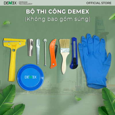 Bộ Dụng Cụ Thi Công Keo Chà Ron DEMEX - Keo Epoxy 2 Thành Phần (Không Gồm Súng Bơm Keo)