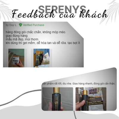 [Chính Hãng] Sữa rửa mặt tạo bọt dưỡng ẩm ngăn ngừa viêm mụn Serenys 150ml