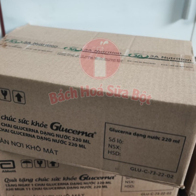 Thùng 24 chai sữa pha sẵn Glucerna 220ml/Chai