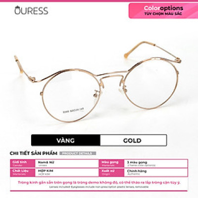 Gọng kính hợp kim 5593 thời trang nam nữ siêu nhẹ siêu bền OURESS