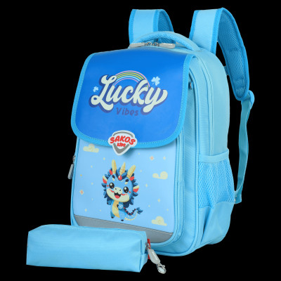 Ba Lô Học Sinh Kid Conezo Kèm Bóp Viết - Sakos SBO021LDNG00 - Lucky Dragon