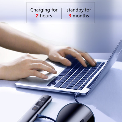 Bút trình chiếu không dây KNORWAY N95 SPOTLIGHT, Tia laser kỹ thuật số cao cấp - Hàng nhập khẩu