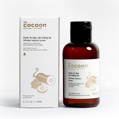 Combo Nước cân bằng da cocoon 140ml + Mặt nạ bí đao cocoon 30ml