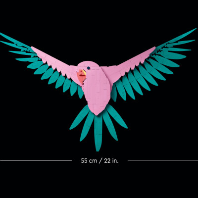 LEGO ADULTS 31211 Đồ chơi lắp ráp Đôi chim vẹt treo tường (644 chi tiết)