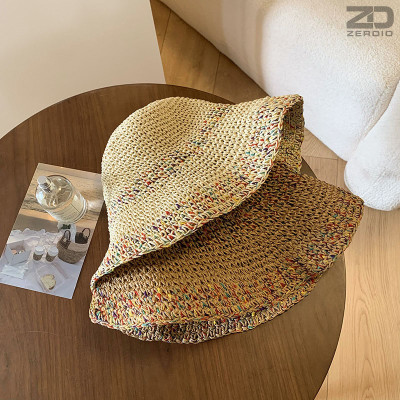 Mũ Cói Nữ, Nón Đi Biển Thoáng Khí MCNDB01 Phong Cách Hàn Quốc