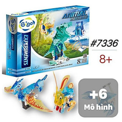 Đồ Chơi Lắp Ráp Robot Động Vật Điều Khiển Từ Xa - Animal Machines #7336 (89 Mảnh Ghép)