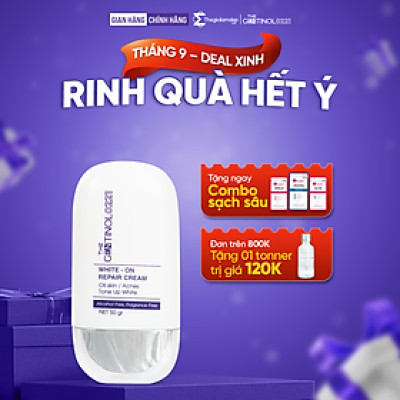 Kem White-on tái sinh tế bào, khôi phục sự cân bằng da The Gentinol 0221 50g