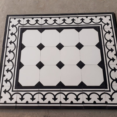 Gạch Bông Xi Măng Hoa Văn Juno Sofa 20 x 20 x 1,5cm