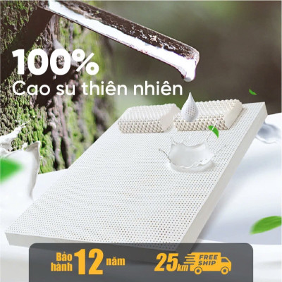 Nệm cao su thiên nhiên Kim Cương Happy Gold