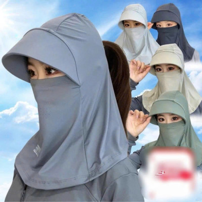 Mũ Trùm Đầu Vải Lụa Băng Lạnh Chống Nắng Thoáng Mát – Phù Hợp Mọi Hoạt Động Ngoài Trời Phù Hợp Cả Nam Và Nữ