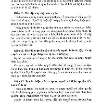Bộ Luật Tố Tụng Hình Sự Của Nước Cộng Hoà Xã Hội Chủ Nghĩa Việt Nam (2016)