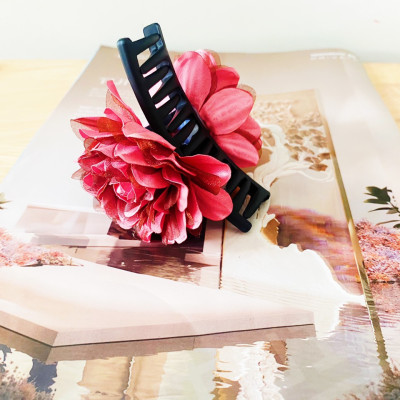 Kẹp tóc hoa Hải Đường 