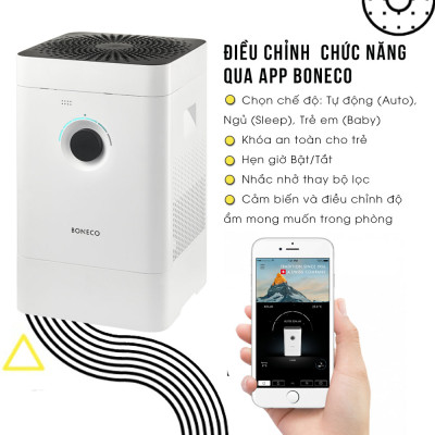 Máy lọc không khí kết hợp tạo độ ẩm BONECO HYBRID H300 Hàng chính hãng