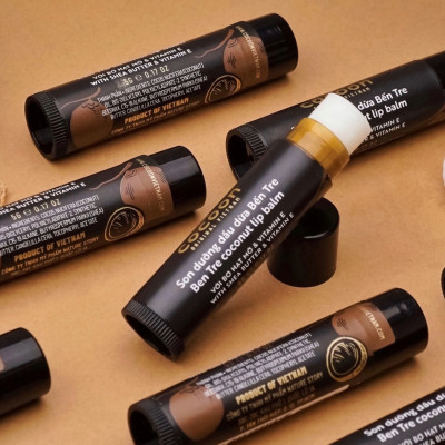 Combo Gel bí đao rửa mặt Cocoon 140ml + Son dưỡng môi dầu dừa bến tre cocoon 5g