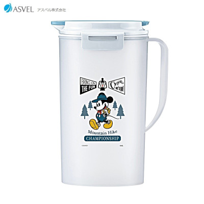 Bình nước có nắp khóa chặt Asvel Moutain Hike 2.0L hàng nội địa Nhật Bản