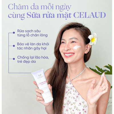 Sữa rửa mặt làm sạch sâu và cân bằng độ pH cho da Cleansing Celaud