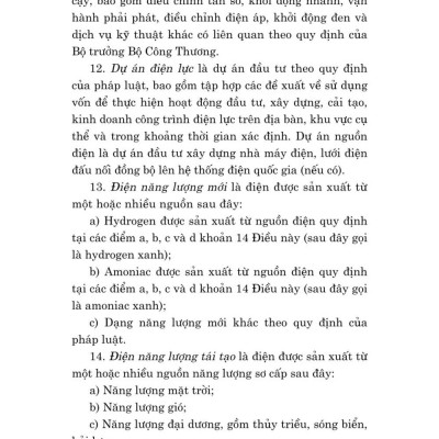 Luật điện lực năm 2024 - bản in 2025