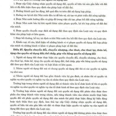 Luật Đất Đai Và Các Văn Bản Hướng Dẫn Mới Nhất