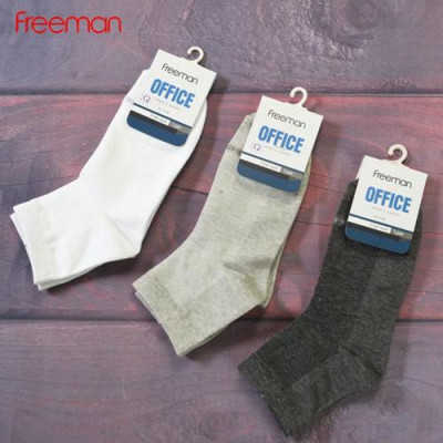 Combo 5 đôi Tất vớ cổ trung, chất liệu cotton FREEMAN [SOF30...]
