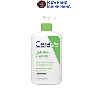 Sữa Rửa Mặt Dịu Nhẹ Cho Da Khô CeraVe Hydrating Cleanser 473ml