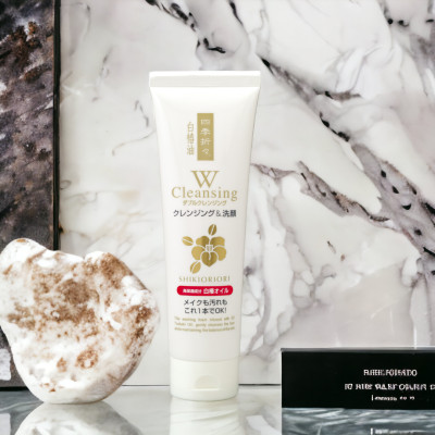 Sữa Rửa Mặt Chiết Xuất Hoa Trà Trắng Shikioriori W Cleansing Wash (190 G)