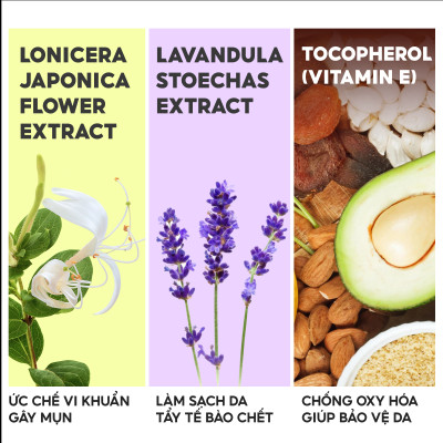 Combo bảo vệ da trắng hồng Lalamos Sữa Rửa Mặt 280ml + Kem Chống Nắng Nhụy Kim Ngân Hoa Nâng Tone 50ml