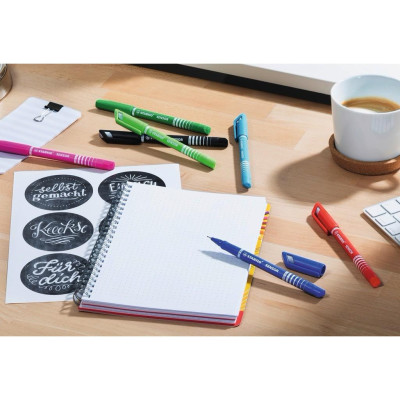 Bút kỹ thuật STABILO Sensor 0.3mm SENF (Xanh, Đen, Đỏ, Xanh lá, Hồng, Tím, Xanh nhạt, Xanh lá nhạt) - Tím