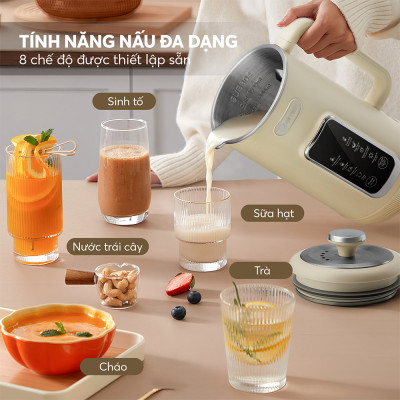 Máy làm sữa hạt Elmich 1L CBE-8650 - Hàng Chính Hãng