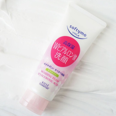 Sữa Rửa Mặt Tẩy Trang Dưỡng Ẩm Ngăn Ngừa Lão Hóa Da Kosé Softymo Cleansing Foam (190 G)