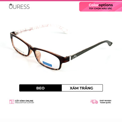 Gọng kính nhựa dẻo tr90 siêu nhẹ thời trang nam nữ Ouress 86026
