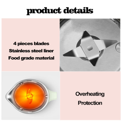 Máy làm sữa hạt mini đa năng EP-S500A thương hiệu cao cấp Elecplus - Công suất 500W - HÀNG NHẬP KHẨU