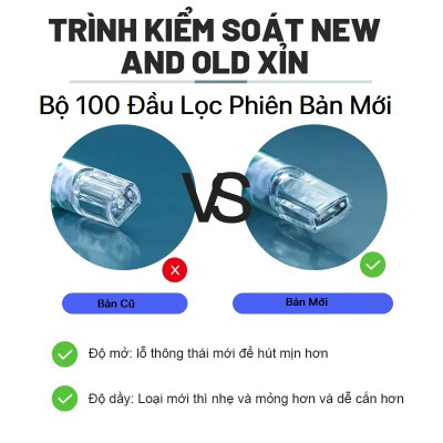 Hộp ComBo 100 Đầu Lọc Thuốc L.á, Công Nghệ Lọc Nhật Bản, Kèm 4 Ron Đa Năng Cho Cả Đầu Lớn & Vừa & Nhỏ [ Jet Mèo, Caraven Demi, Esse, Thăng Long Det, Sài Gòn Nhỏ. Kent, 555 ]