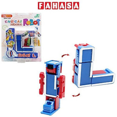 Đồ Chơi Lắp Ráp Biến Hình Robot Chữ Cái L - Cresta DK81238