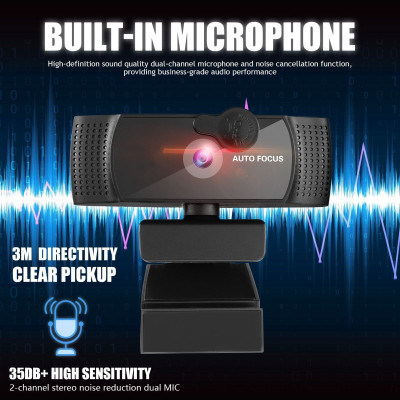 Webcam PGR 2K Auto focus lấy nét tự động cho máy tính Laptop nhập khẩu