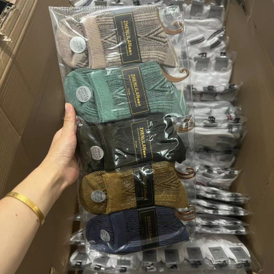 5 đôi tất nam cổ trung 100% cotton