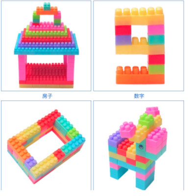 Bộ đồ chơi lắp ghép xếp hình giúp phát triển trí tuệ bằng nhựa cho bé, bộ đồ chơi thông minh 206776