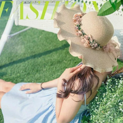 Nón rộng vành đi biển chống nắng UV Mũ rộng vành đi biển - dona21050406