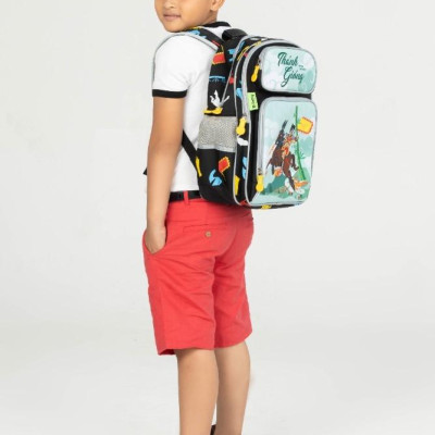 Ba Lô C1 Fairy Tale - Thánh Gióng B-12-094 - Màu Đen