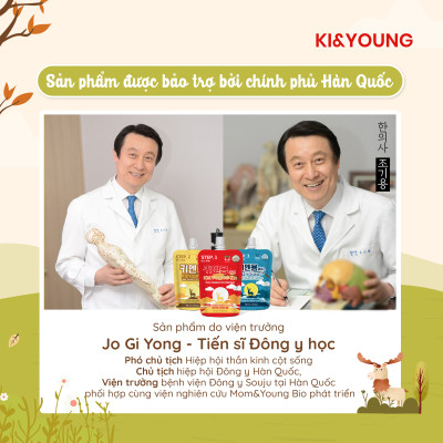 Combo Gạc hươu non/Nước nhung hươu cho bé từ 1 tuổi Ki&Young - ALADDINVINA