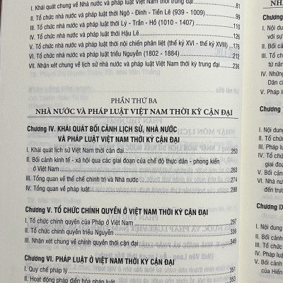 Sách Giáo Trình Lịch Sử Nhà Nước Và Pháp Luật Việt Nam