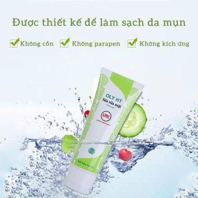 Sữa Rửa Mặt Oly HT Ngừa Mụn - Làm Sạch Da 70g OLY HT CHÍNH HÃNG