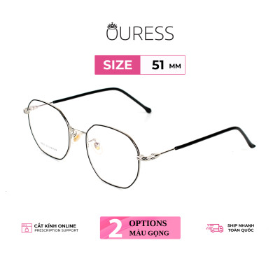 Gọng kính hợp kim thời trang nam nữ siêu nhẹ siêu bền OURESS 8931